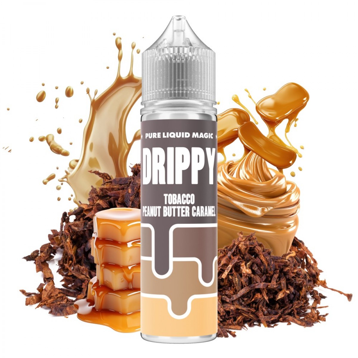 DRIPPY TOBACCO PEANUT BUTTER CARAMEL FLAVORSHOT 20ml/60ml